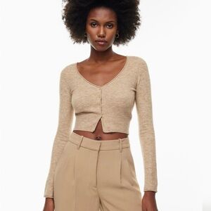 Wilfred Santorini Cardigan Size S - Heather Tannin